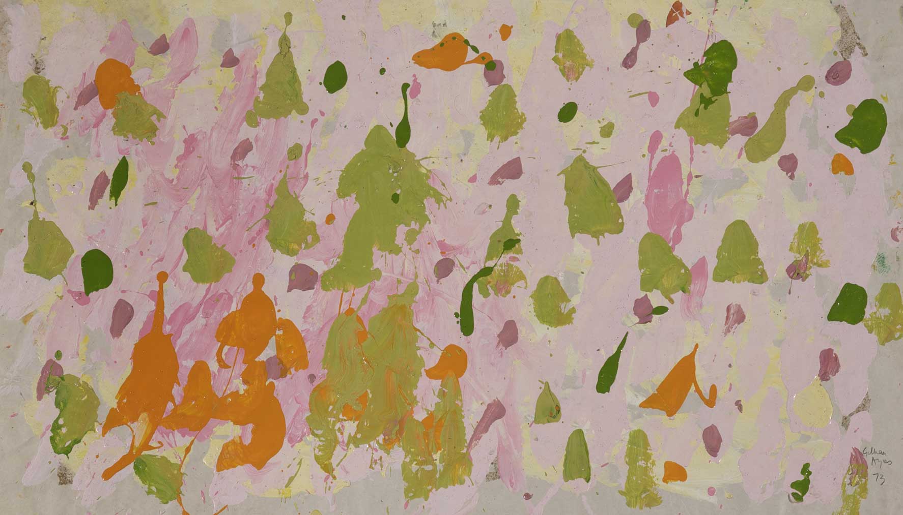 Painting by Gillian Ayres