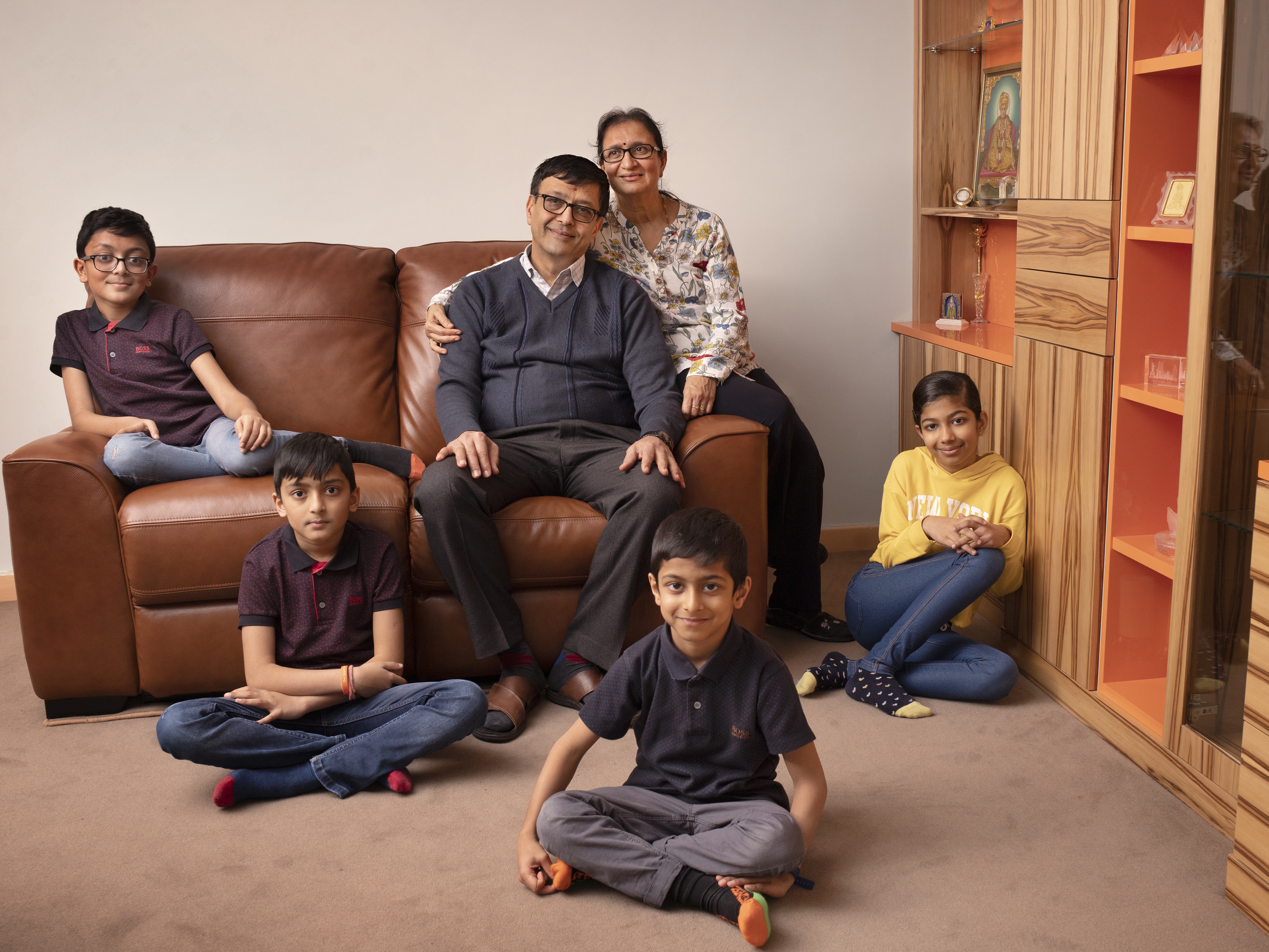 Ganshyam family from Madeleine Waller exhibition