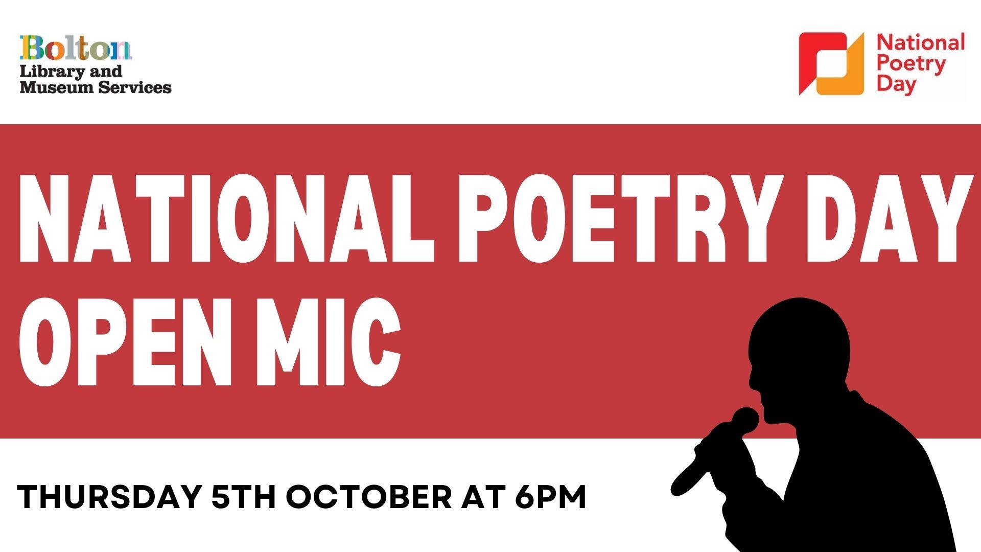 National Poetry Day Open Mic Night