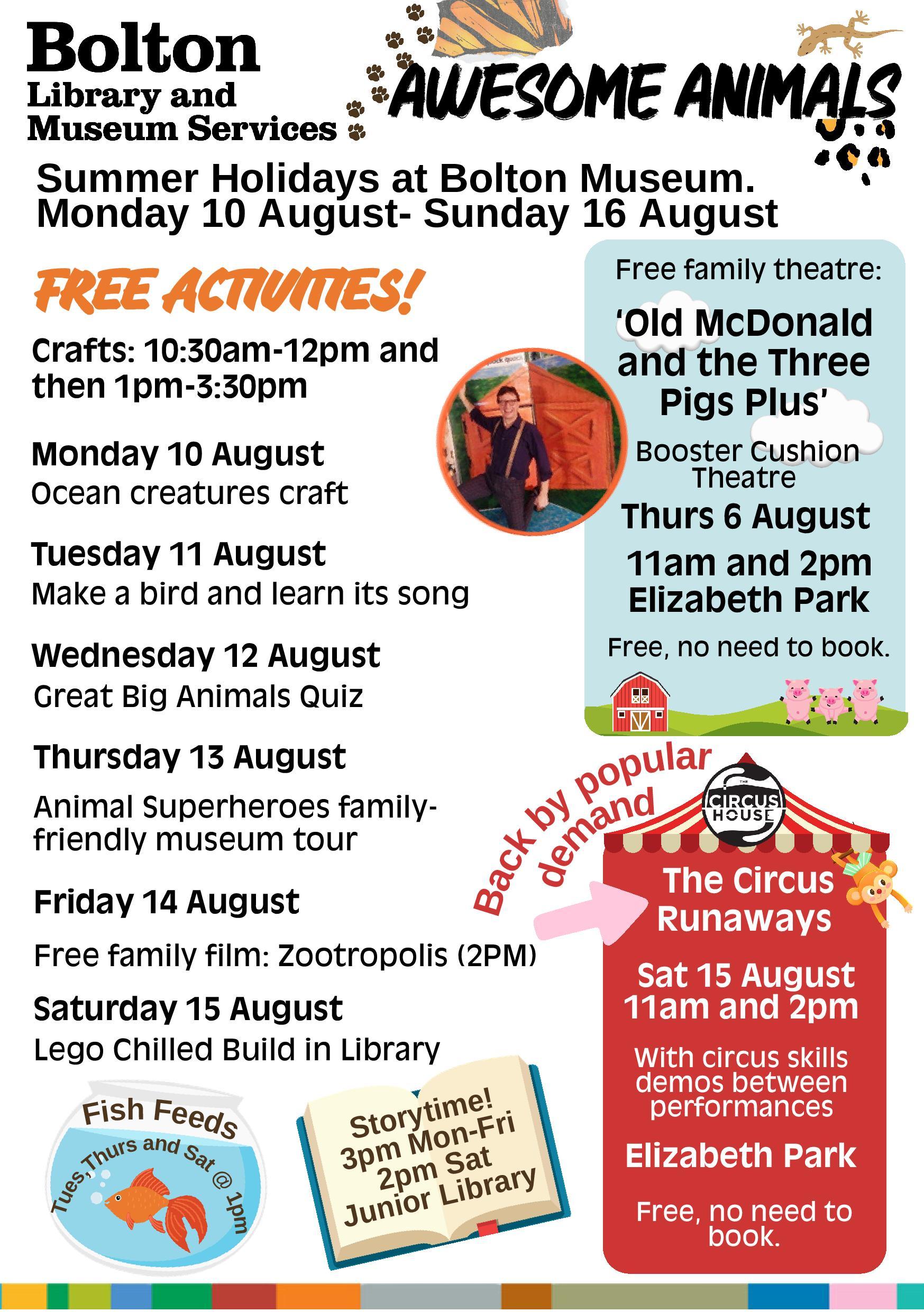 Week 4 summer holidays flyer