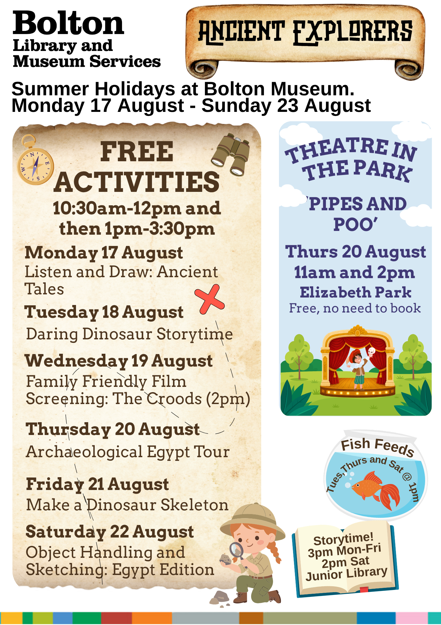 Week 5 summer holidays flyer