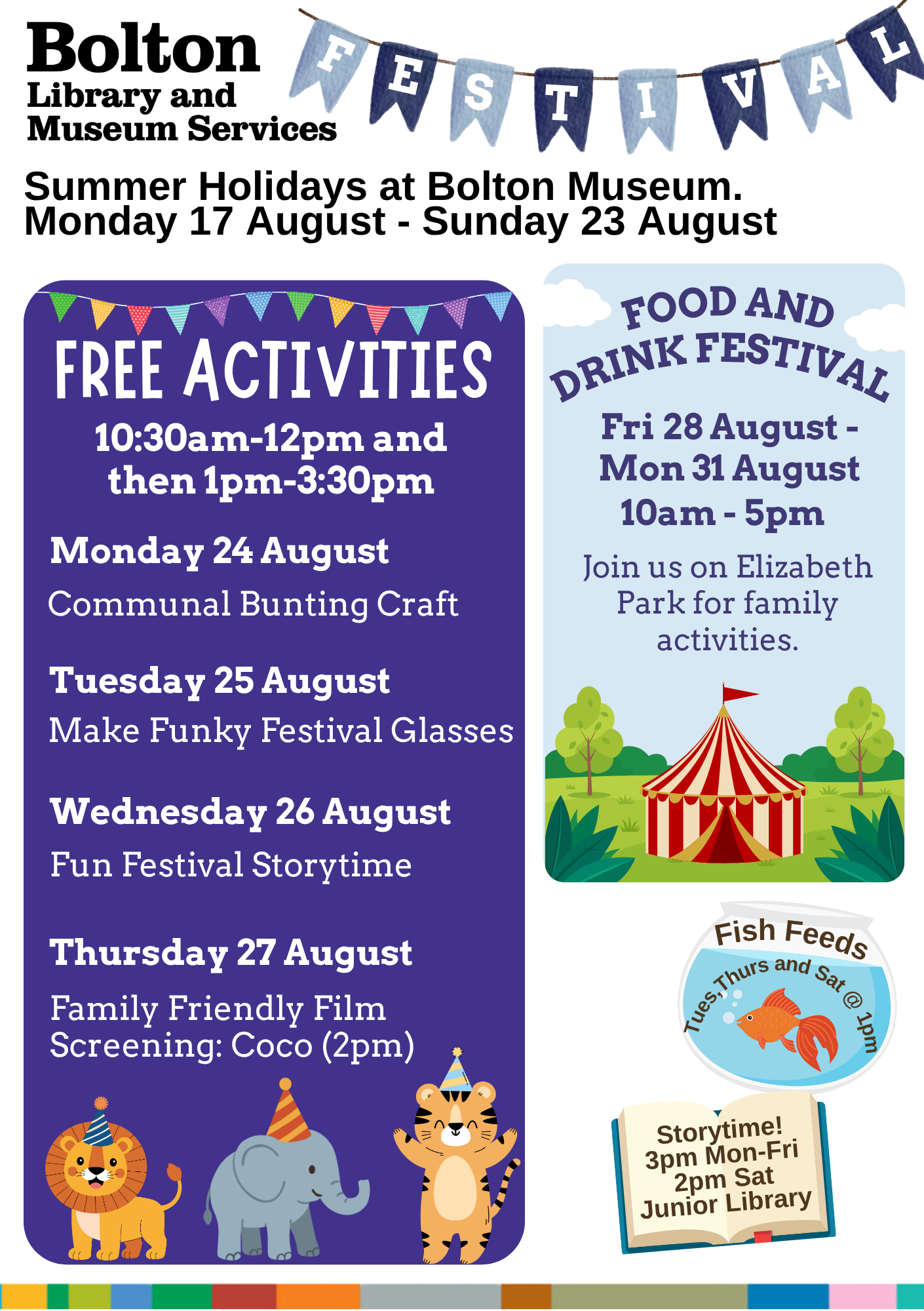 Week 6 summer holidays flyer