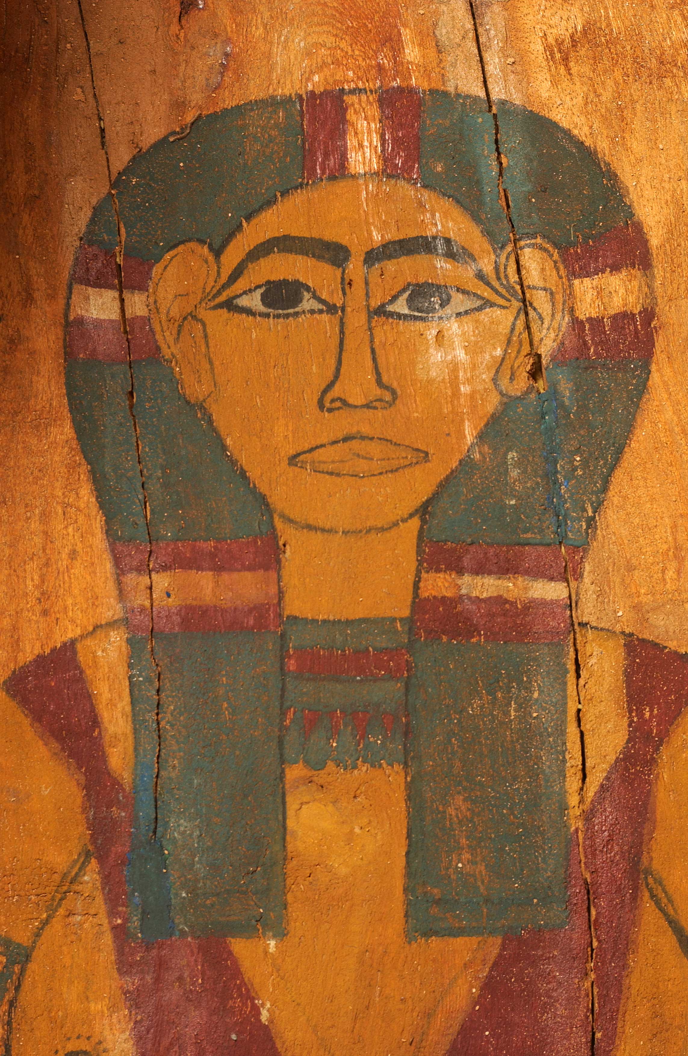 Interior detail of Tenkhaykhetes coffin base