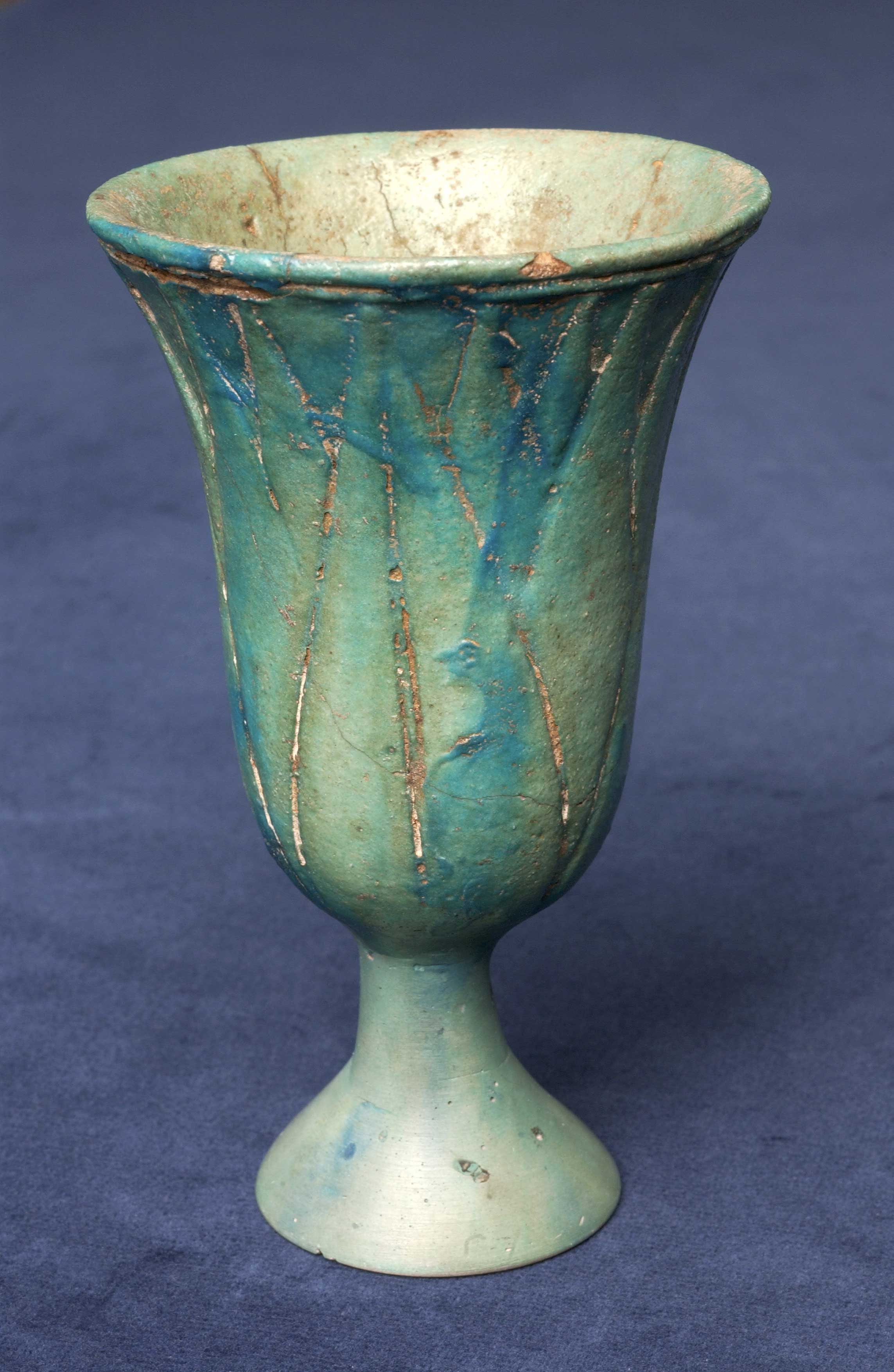 Blue lotus chalice