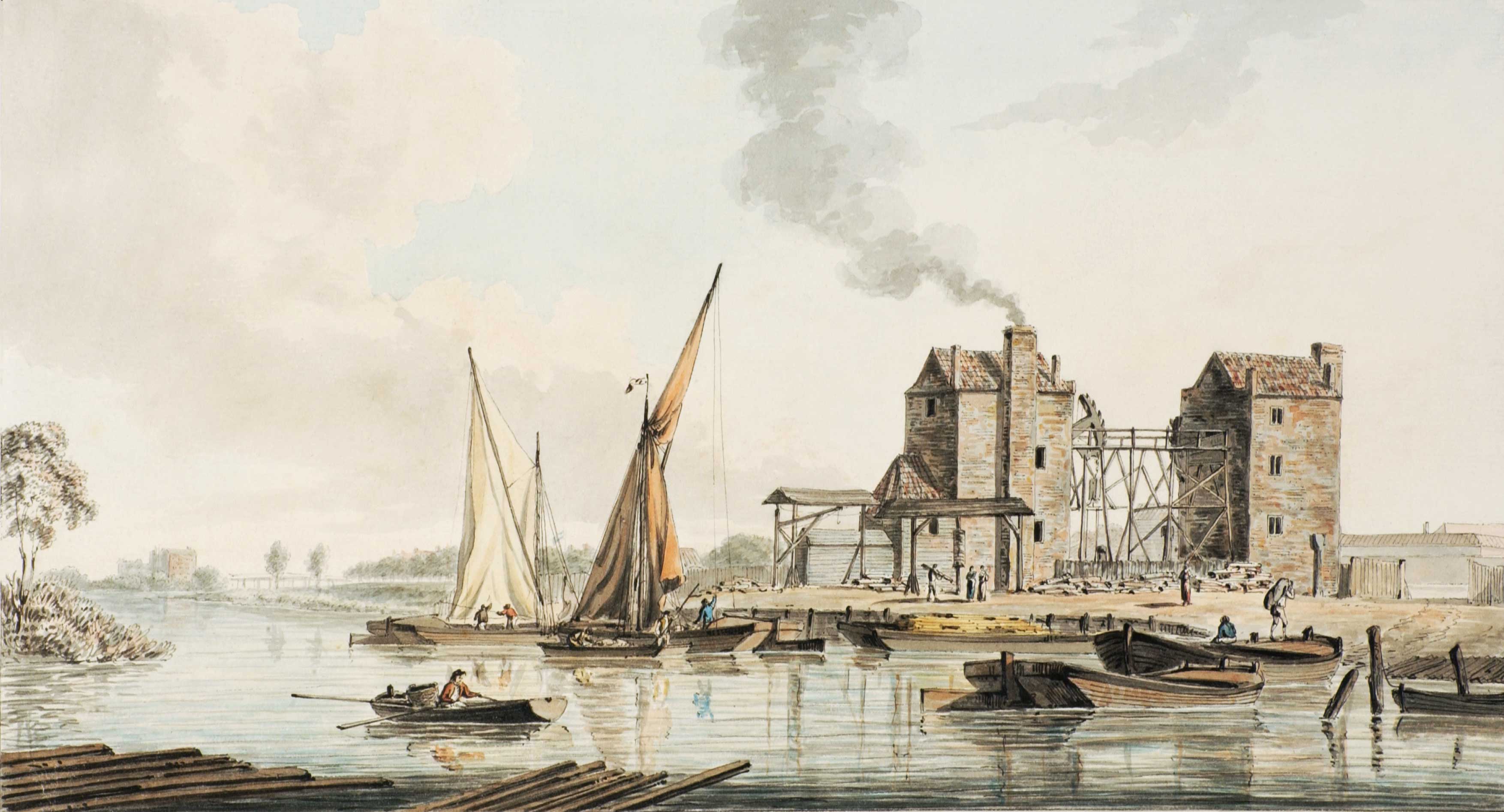 View of the water engine at Pimlico