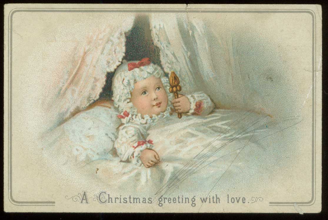 Victorian Christmas card