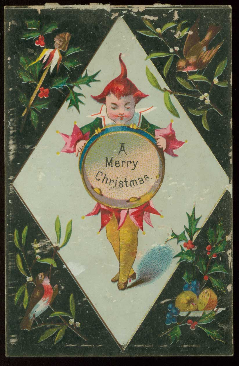 Victorian Christmas card