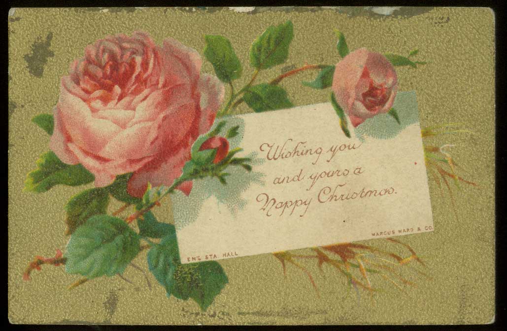 Victorian Christmas card