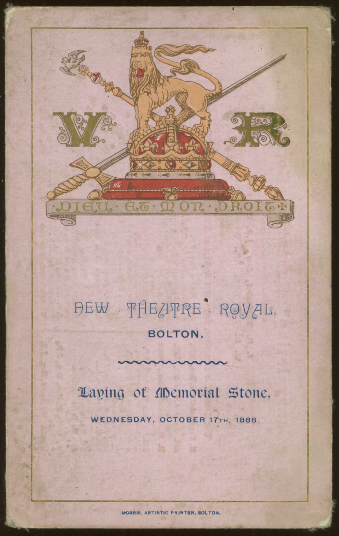 New Theatre Royal invitation