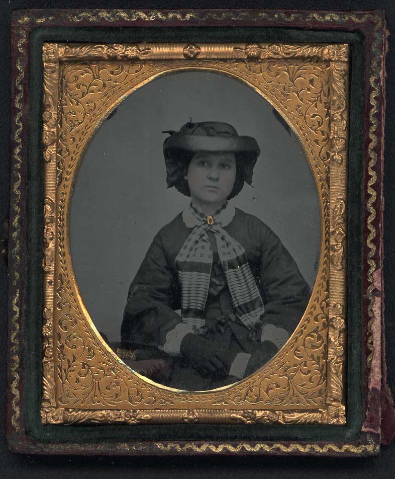 Daguerreotype of Mrs Annie Birchall