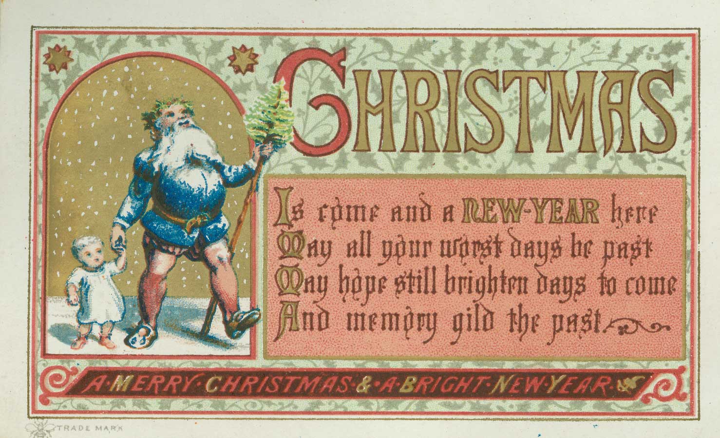 Victorian Christmas card