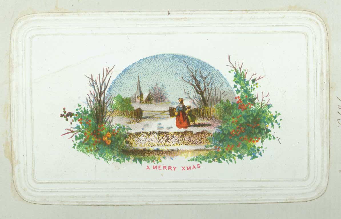 Victorian Christmas card