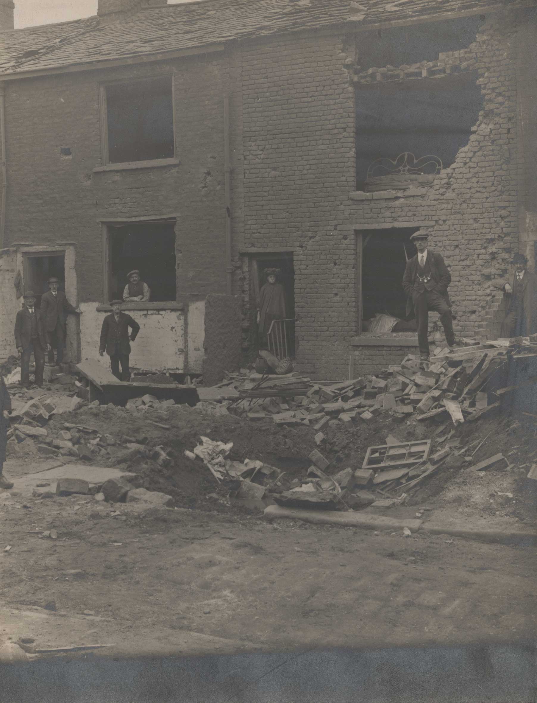 Zeppelin raid damage