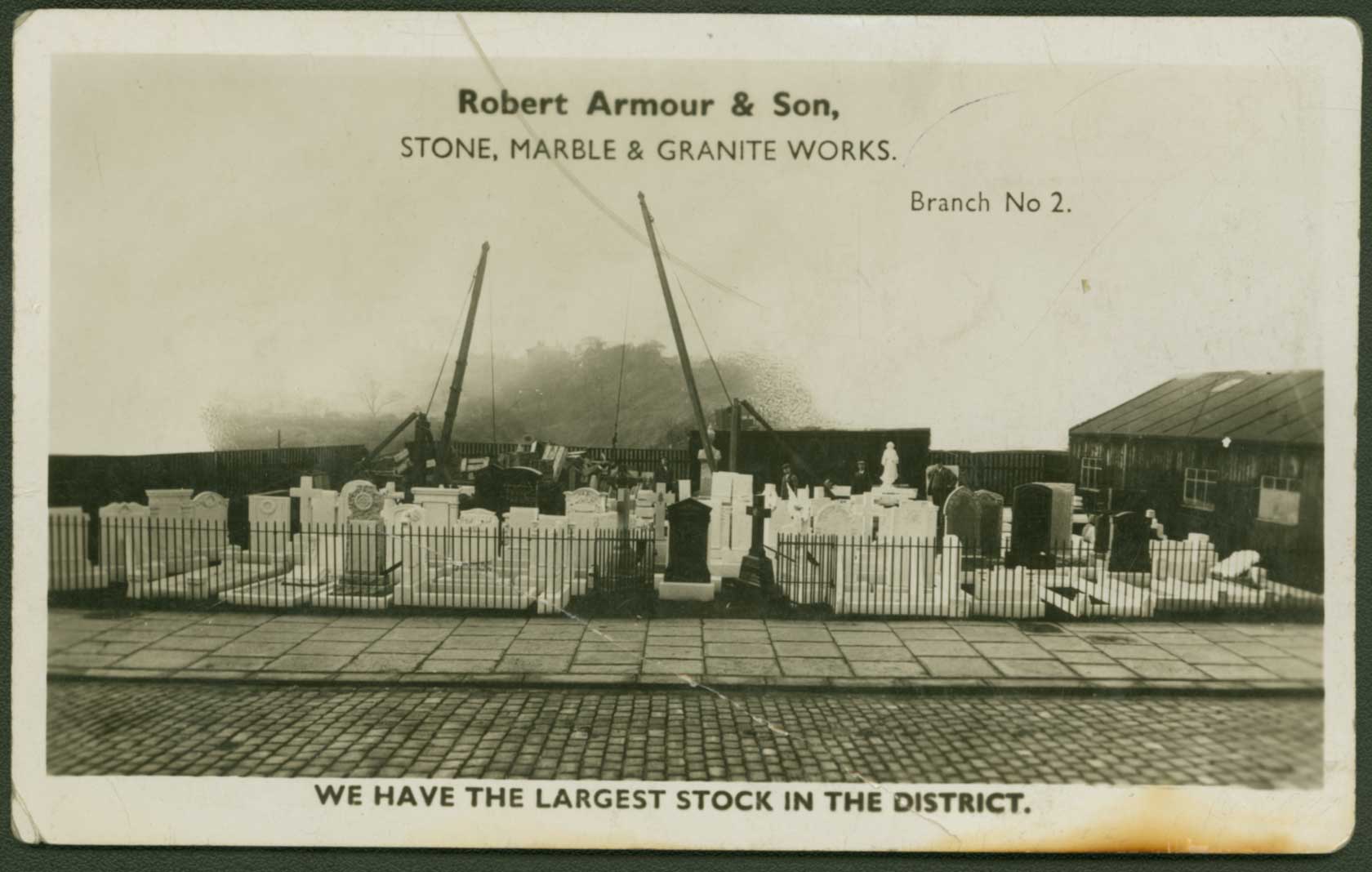 Robert Armour and Son, Stone works