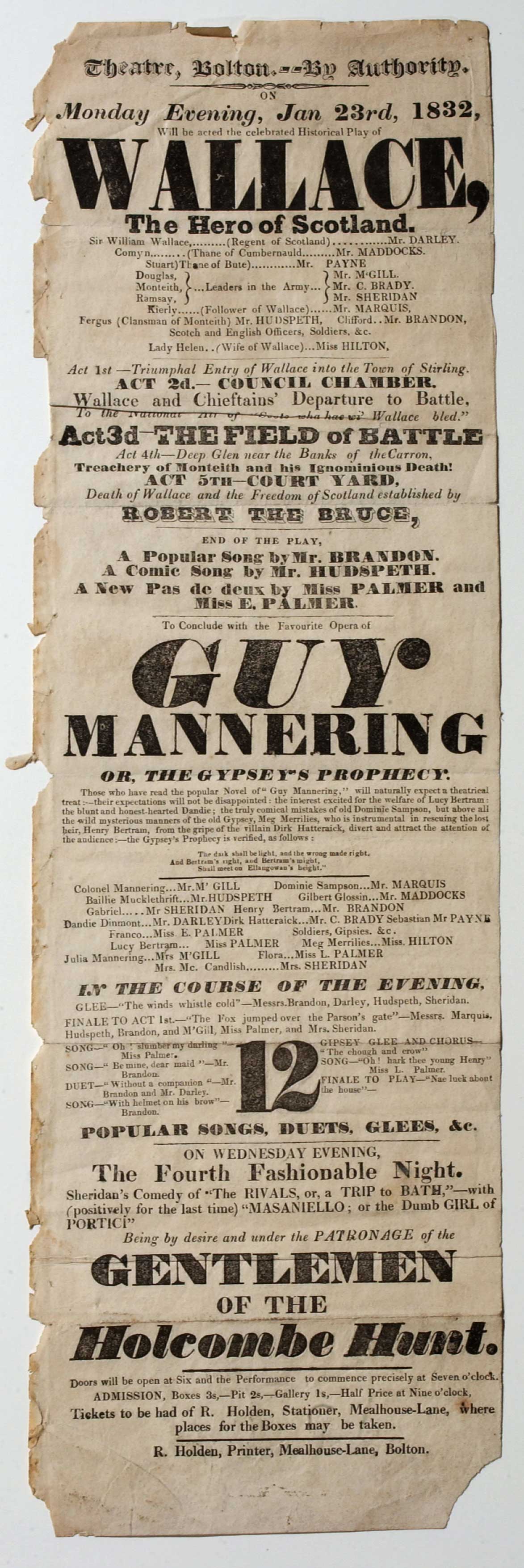 Bolton Theatre Poster