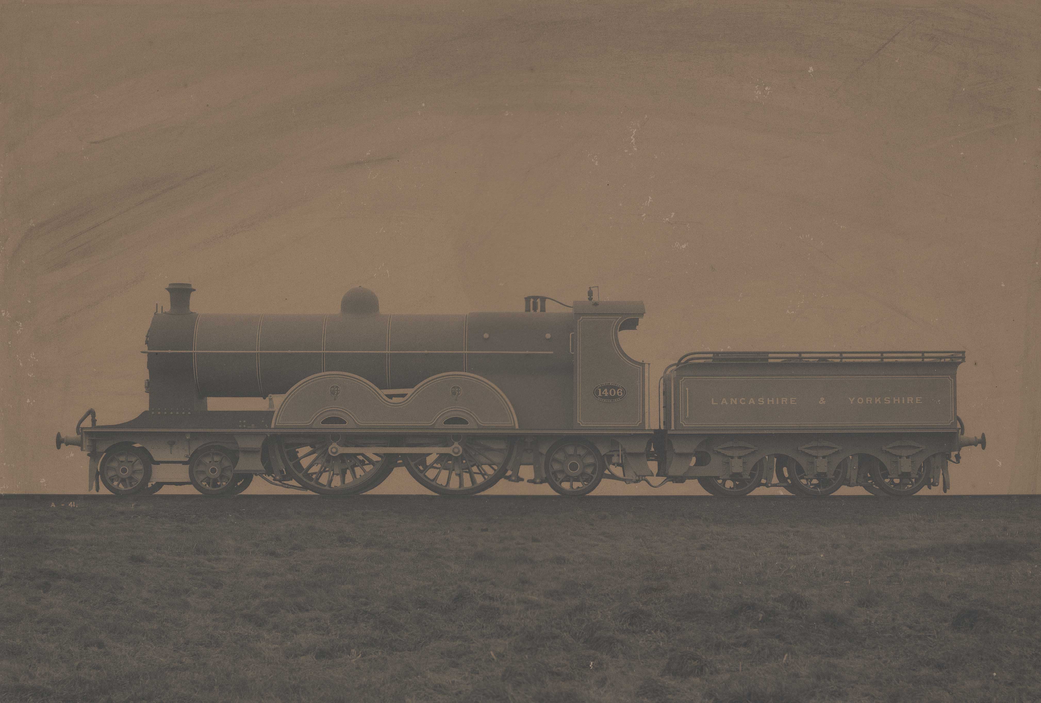 Steam train from Horwich Loco Works