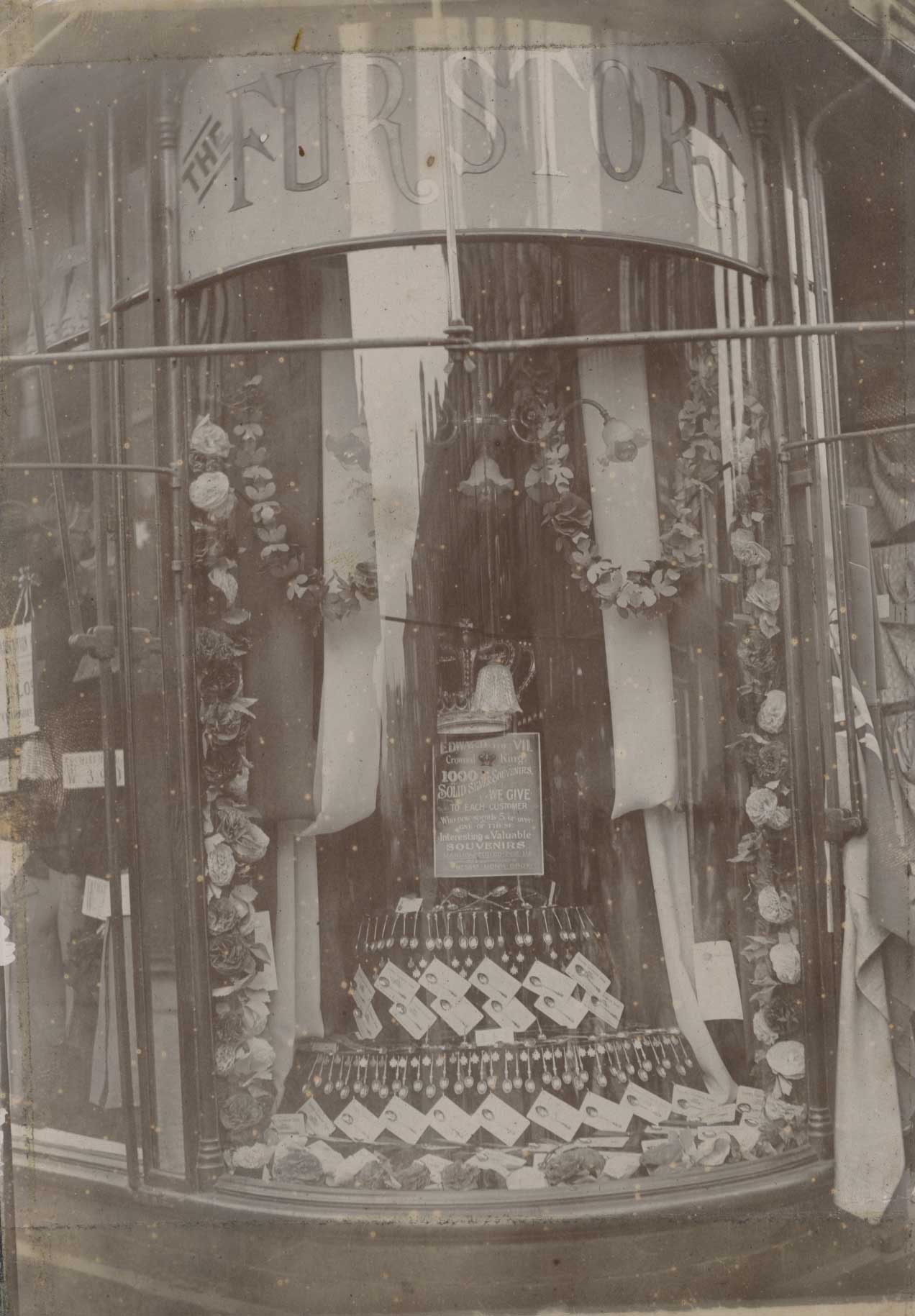 Whiteheads department store window