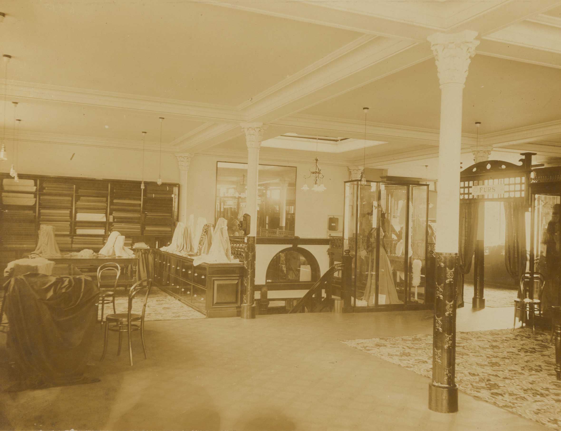 Whiteheads department store window