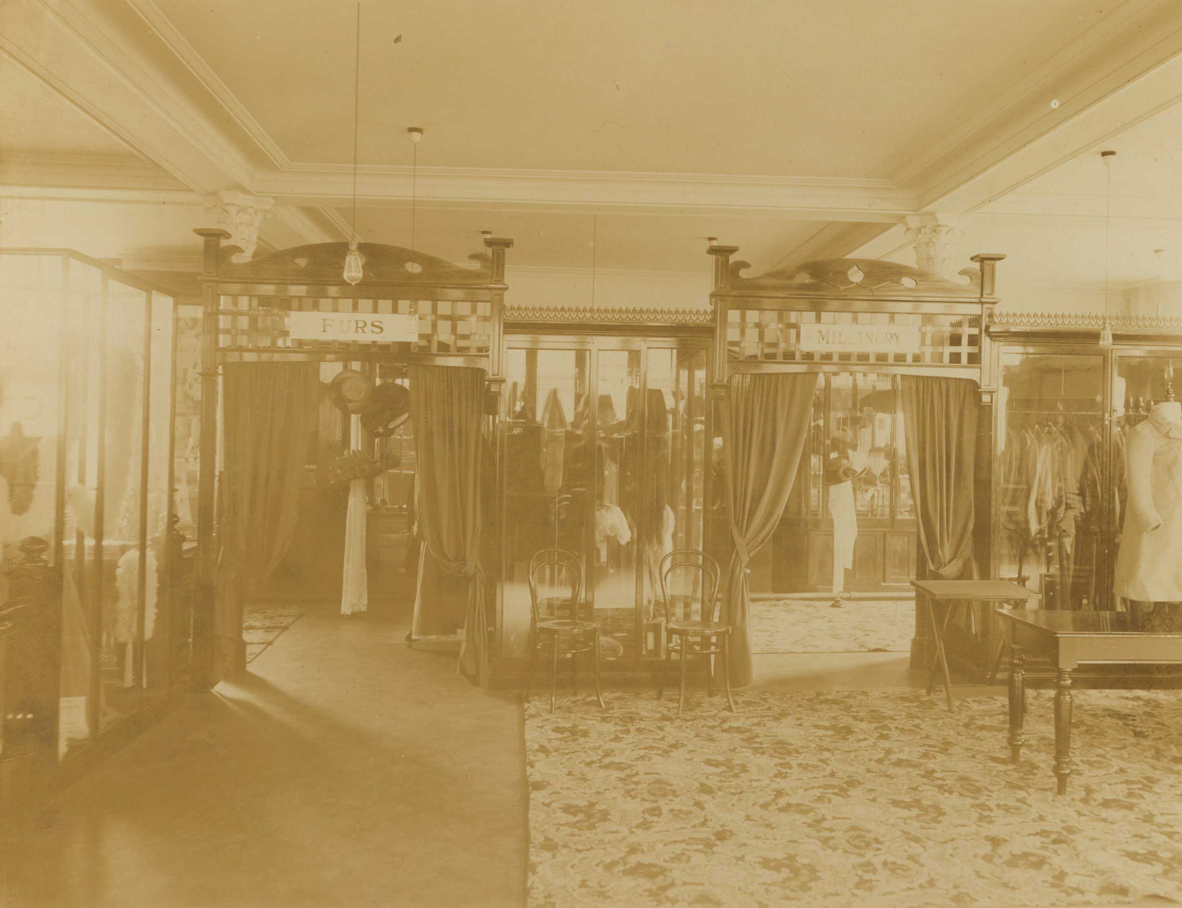 Whiteheads department store window