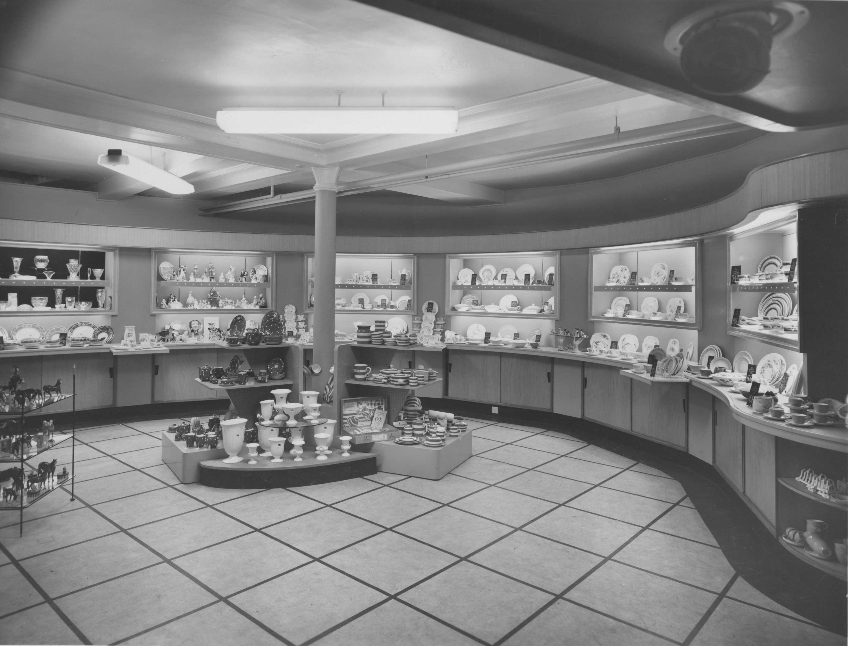 Whiteheads department store interior