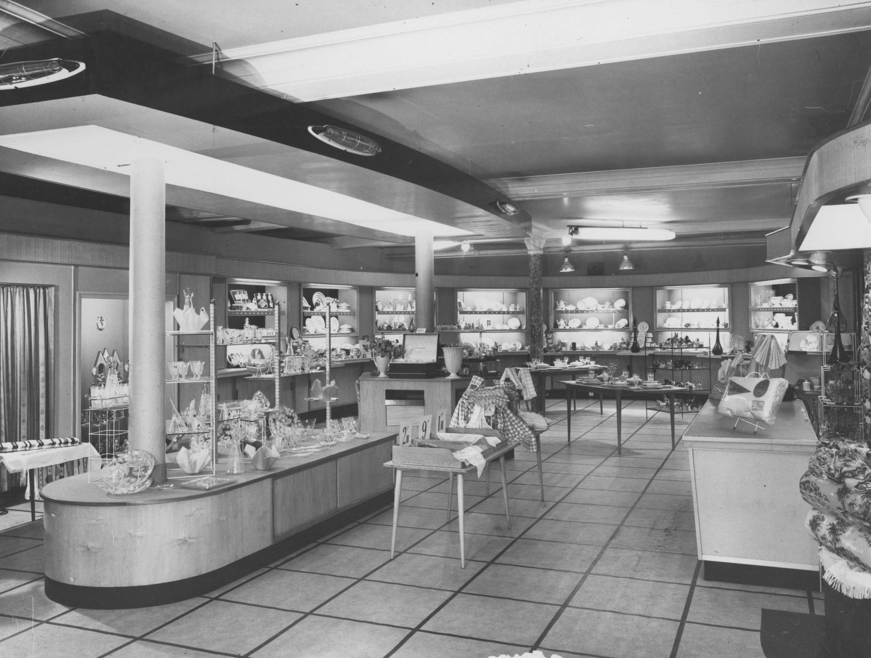 Whiteheads department store interior