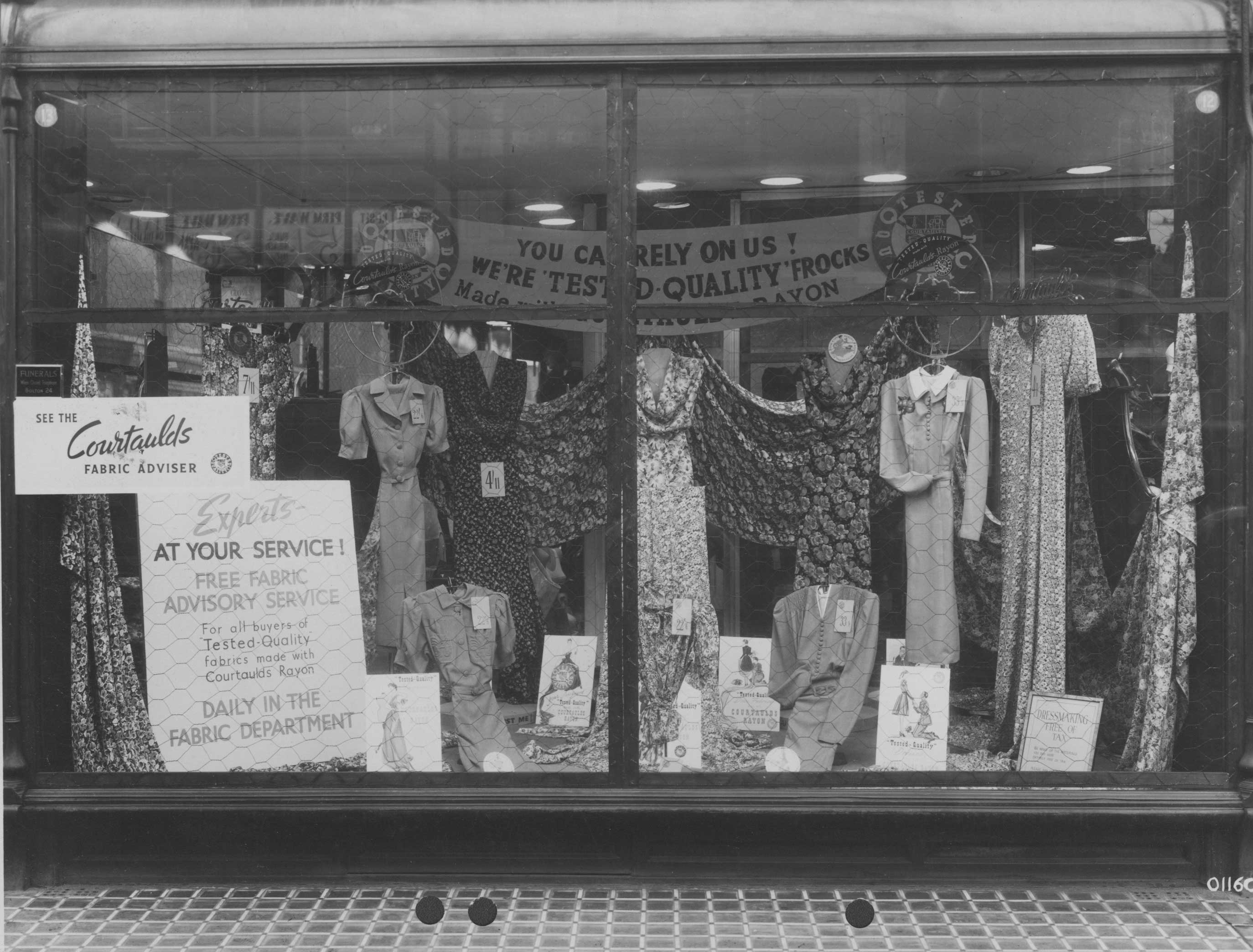 Whiteheads department store window