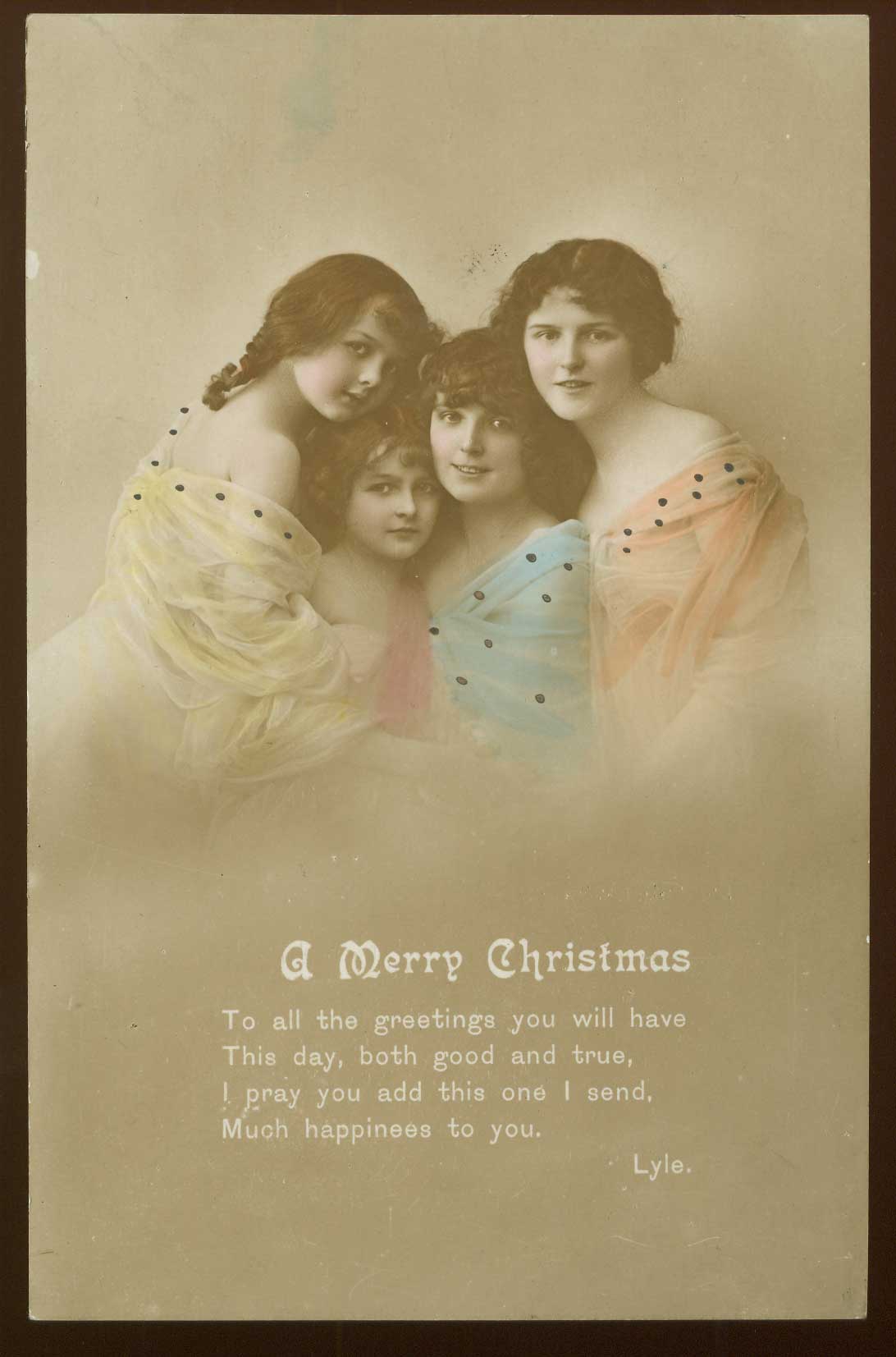Christmas postcard
