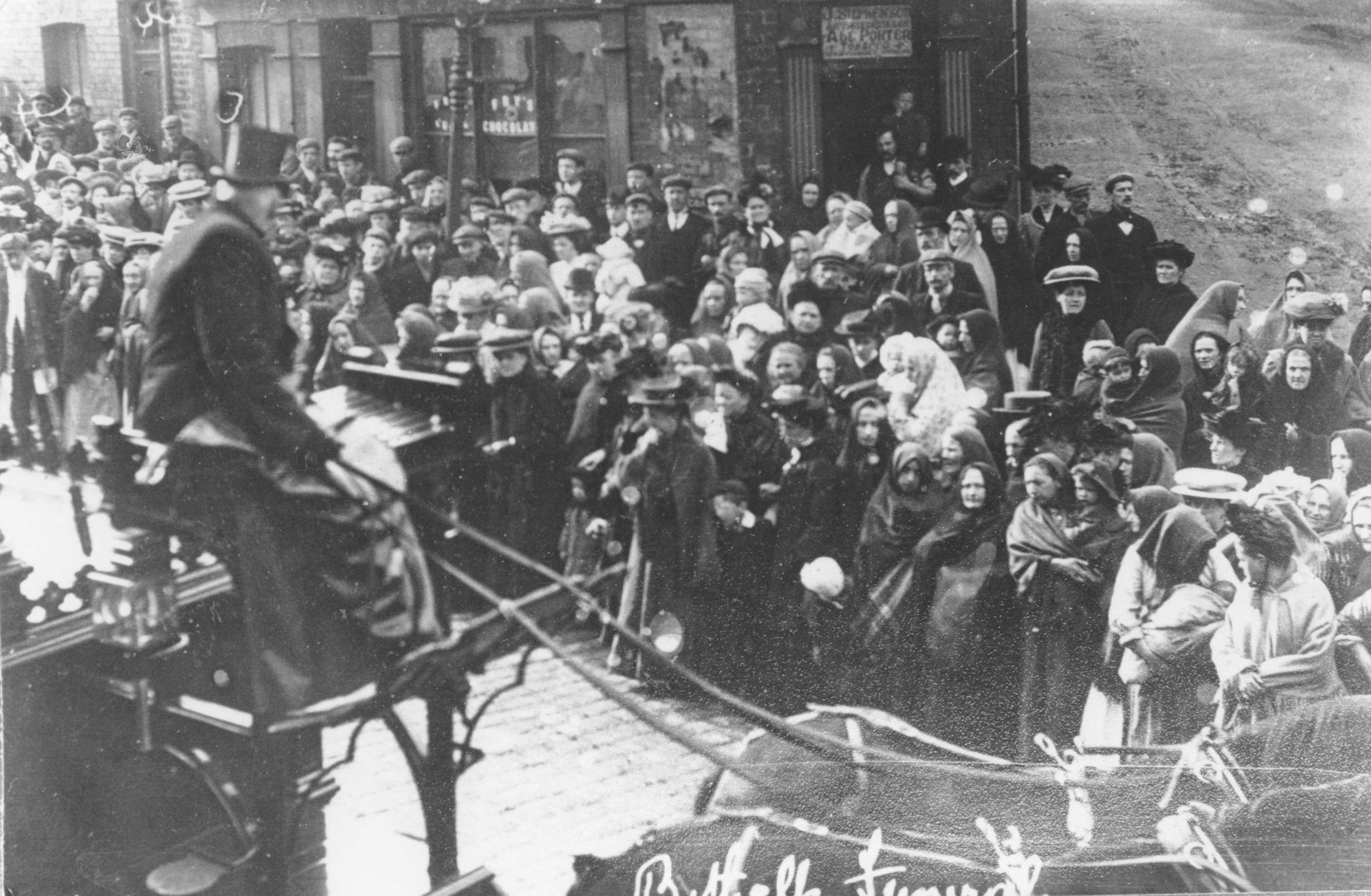 Funeral procession after Terrible Cage Disaster