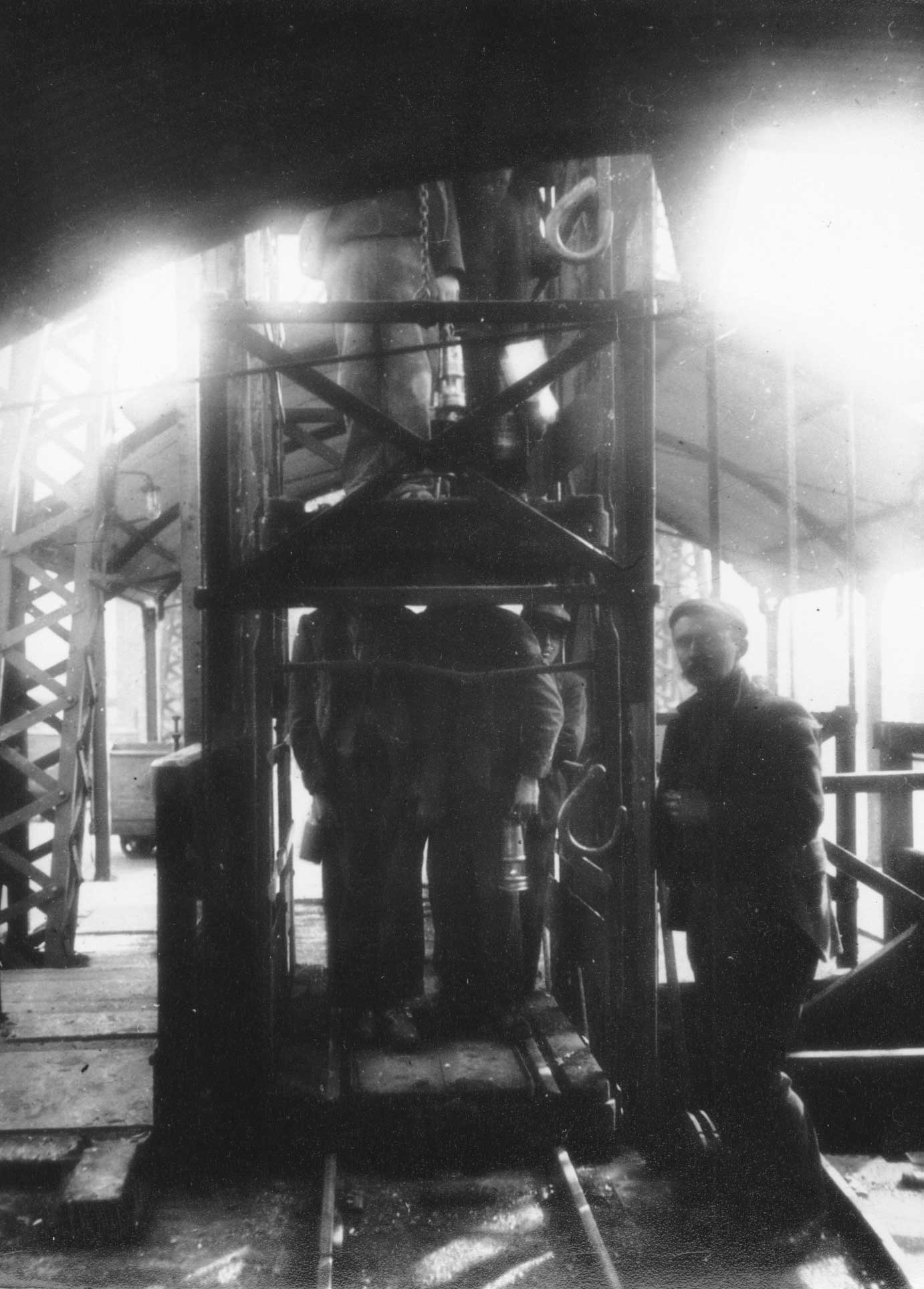 Miners at Chanters Colliery