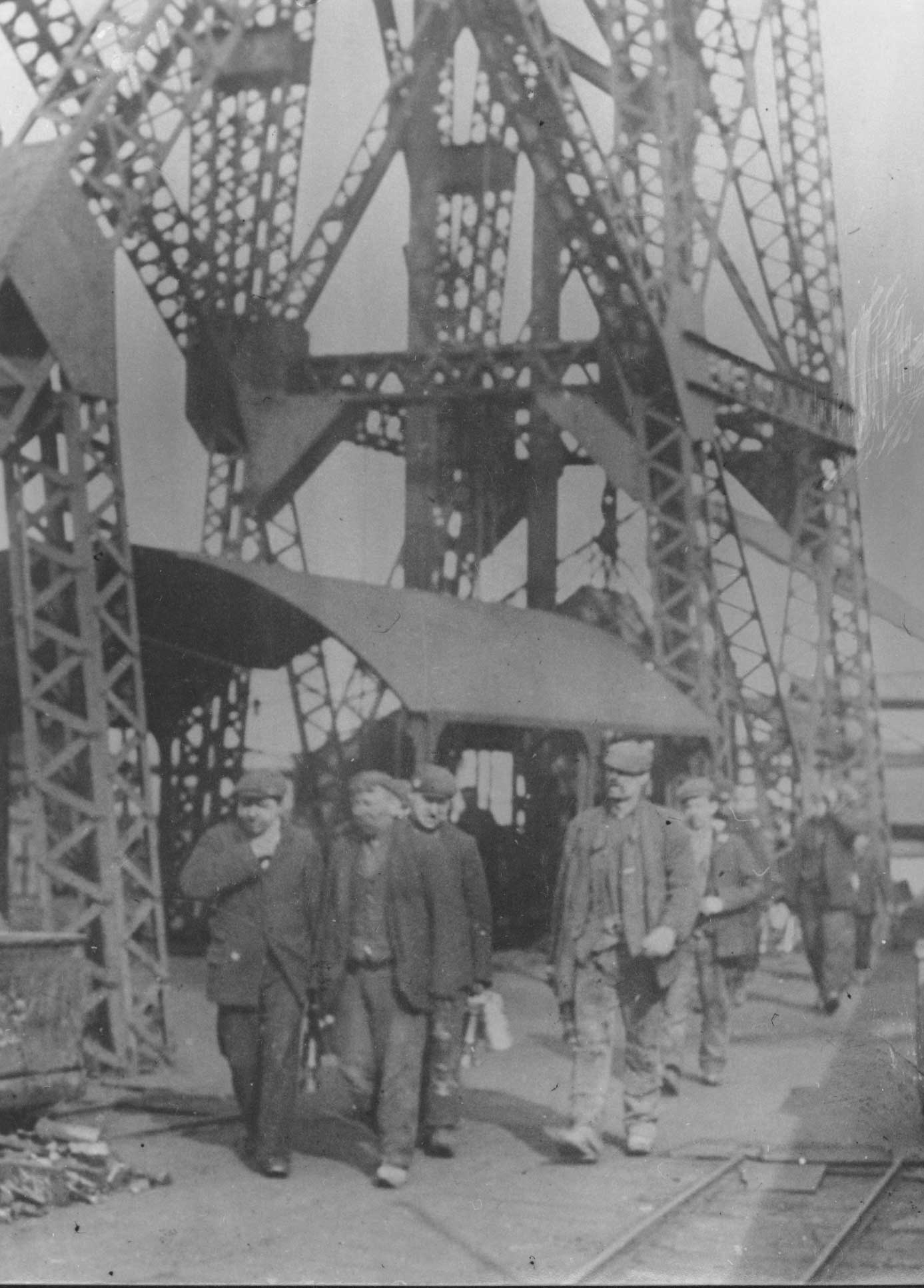 Miners at Chanters Colliery